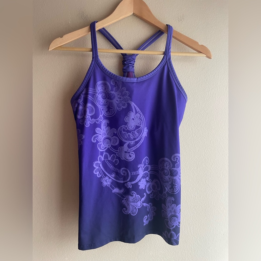Athleta Women Purple Swim Bikini Top Size Small - Picture 1 of 8